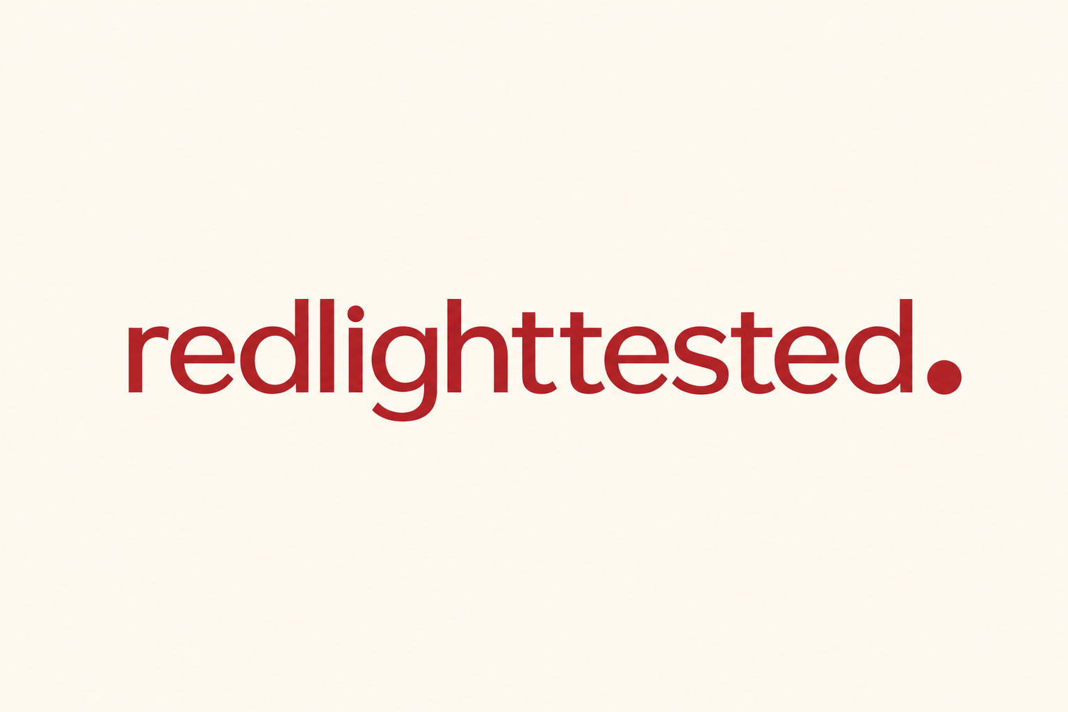 RedLightTested logo